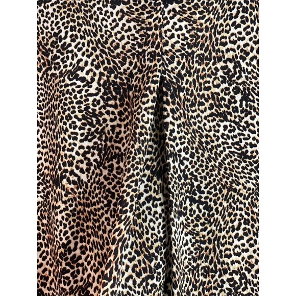 Worthington Womens Leopard Print Button-Front XL - Picture 8 of 14